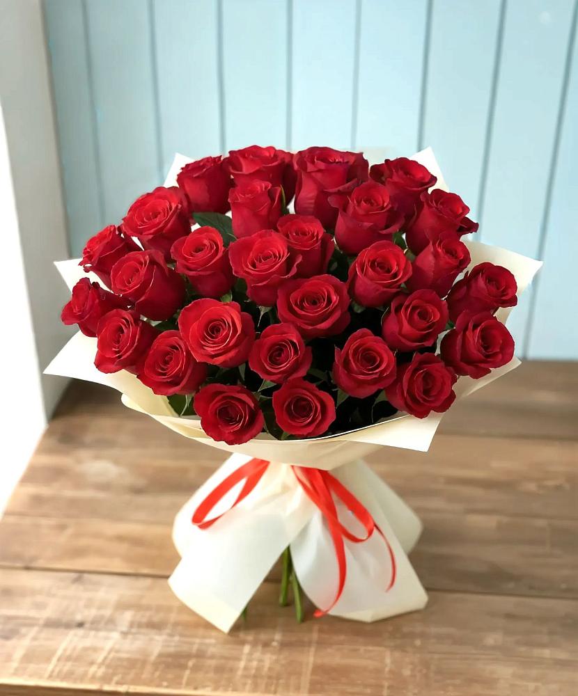 Букет 29 Красных роз в Карабаш Республики Татарстан