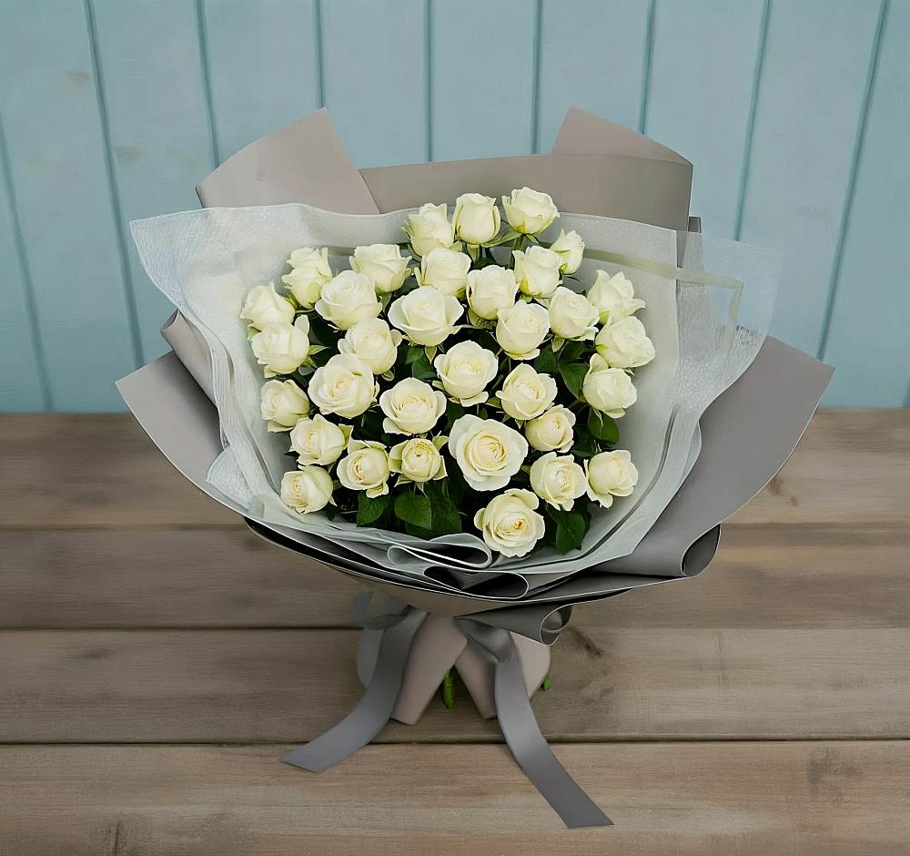Букет Белоснежная нежность в Карабаш Республики Татарстан