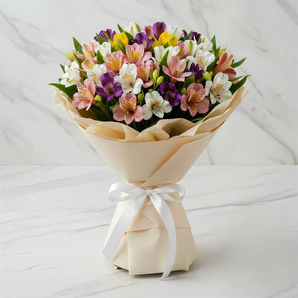 Букет цветов из: Альстромерии в Карабаш Республики Татарстан