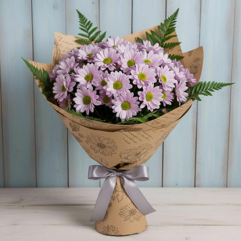 Букет цветов из: Хризантемы в Карабаш Республики Татарстан