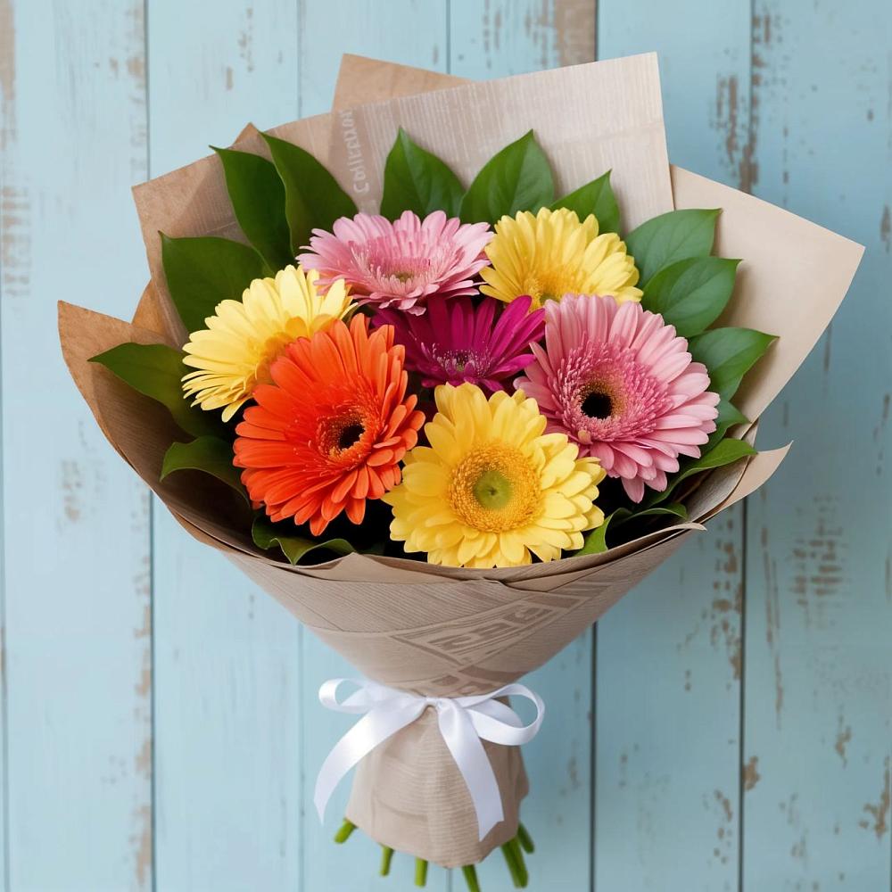 Букет цветов из: Герберы в Карабаш Республики Татарстан