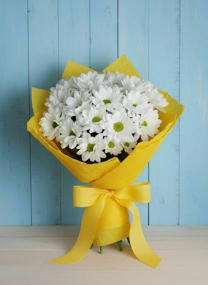 Букет цветов из: Хризантемы в Карабаш Республики Татарстан