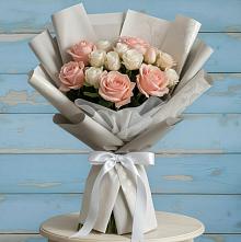 Букет цветов из:  Розы #REPLACE_PRED# Карабаш Республики Татарстан