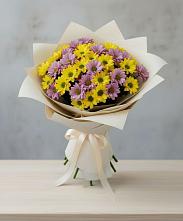 Букет цветов из:  Хризантемы #REPLACE_PRED# Карабаш Республики Татарстан