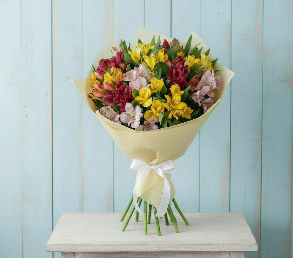 Букет цветов из: Альстромерии в Карабаш Республики Татарстан