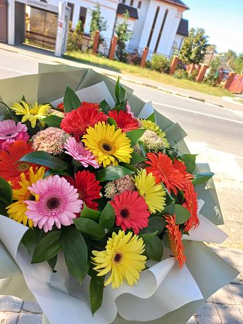 Букет цветов из: Герберы в Карабаш Республики Татарстан